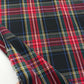 Tartan xadrez preto e vermelho