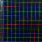 Tartan xadrez azul e verde