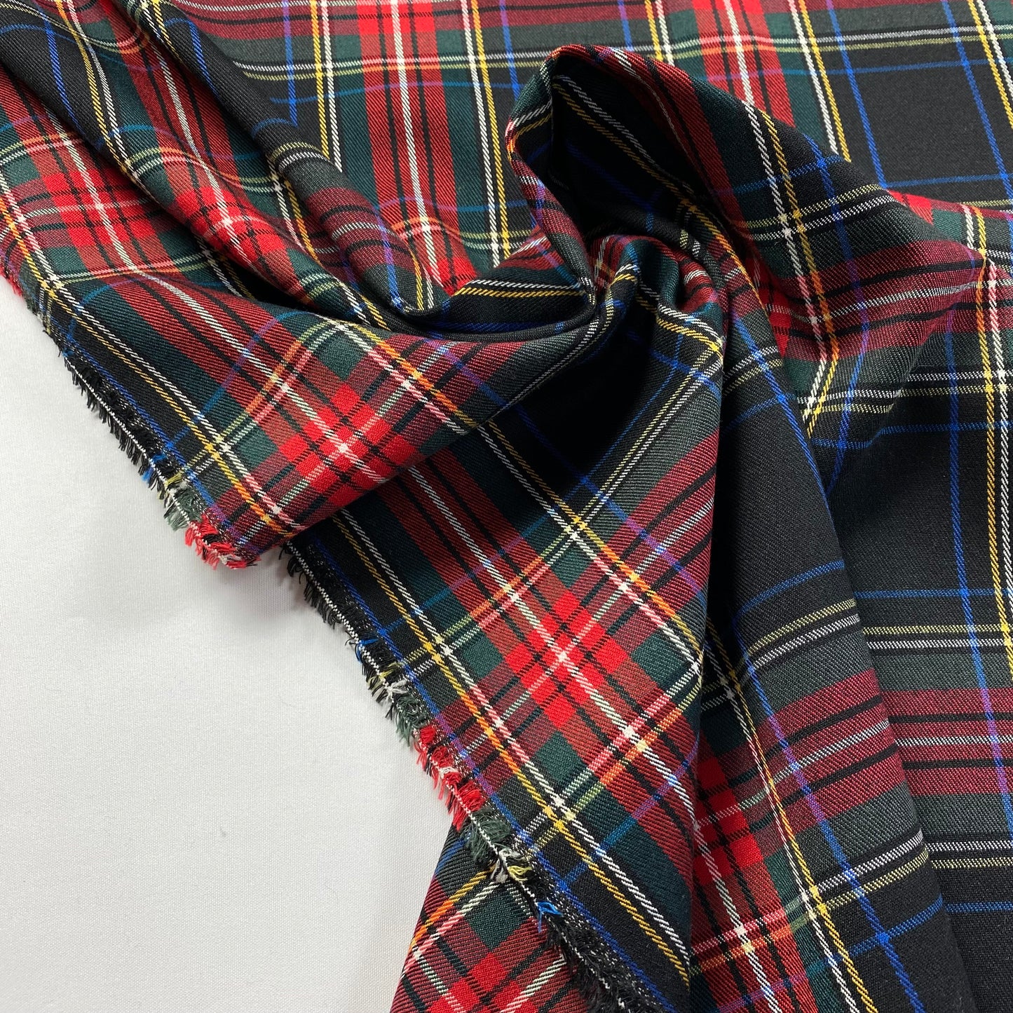 Tartan xadrez preto e vermelho