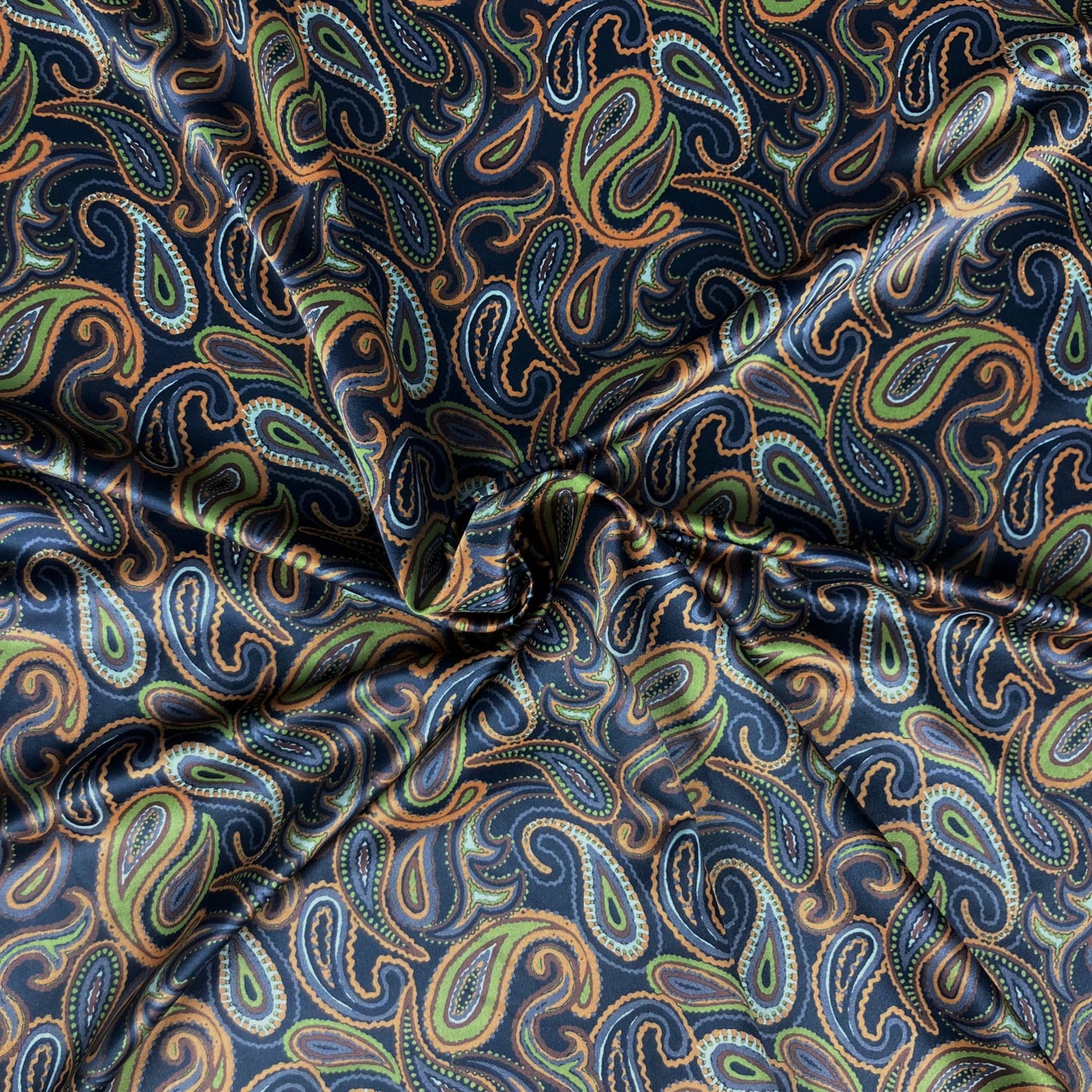 Satin - tropical pattern