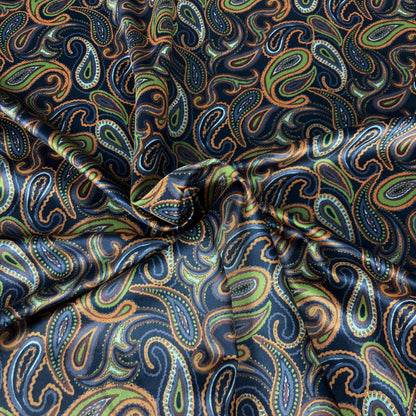 Satin - tropical pattern