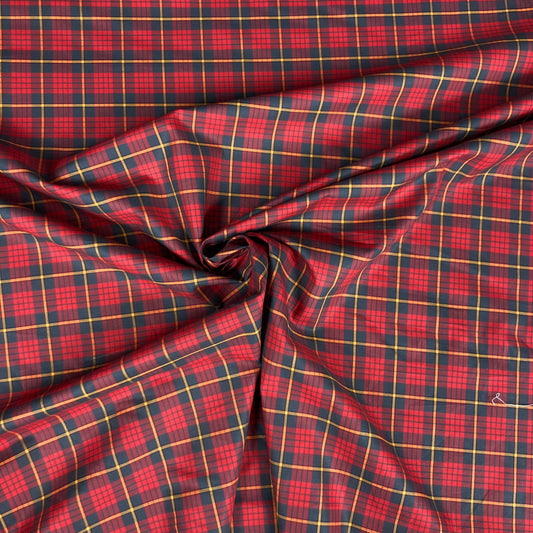 Poplin - red check