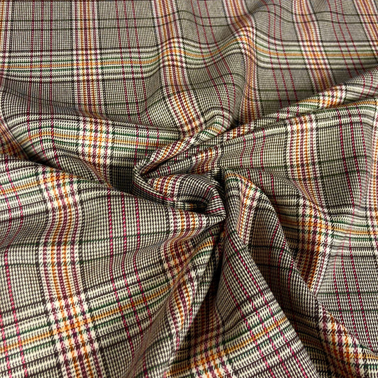 Tartan plaid brown tones