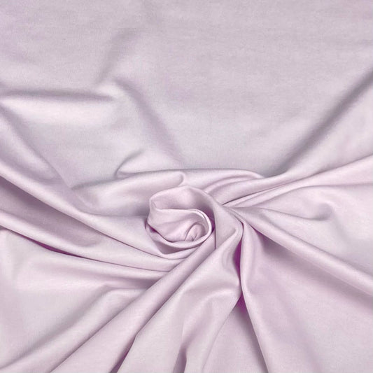 Jersey with light lilac elastane