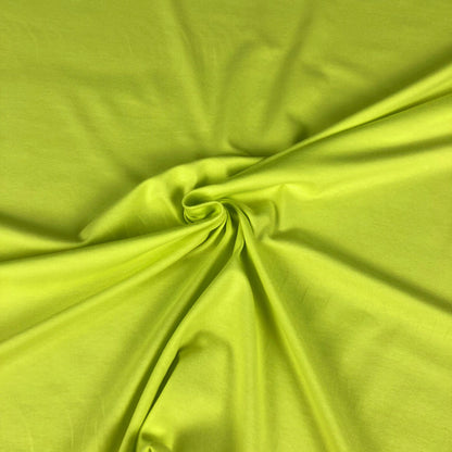 Shocking green elastane jersey