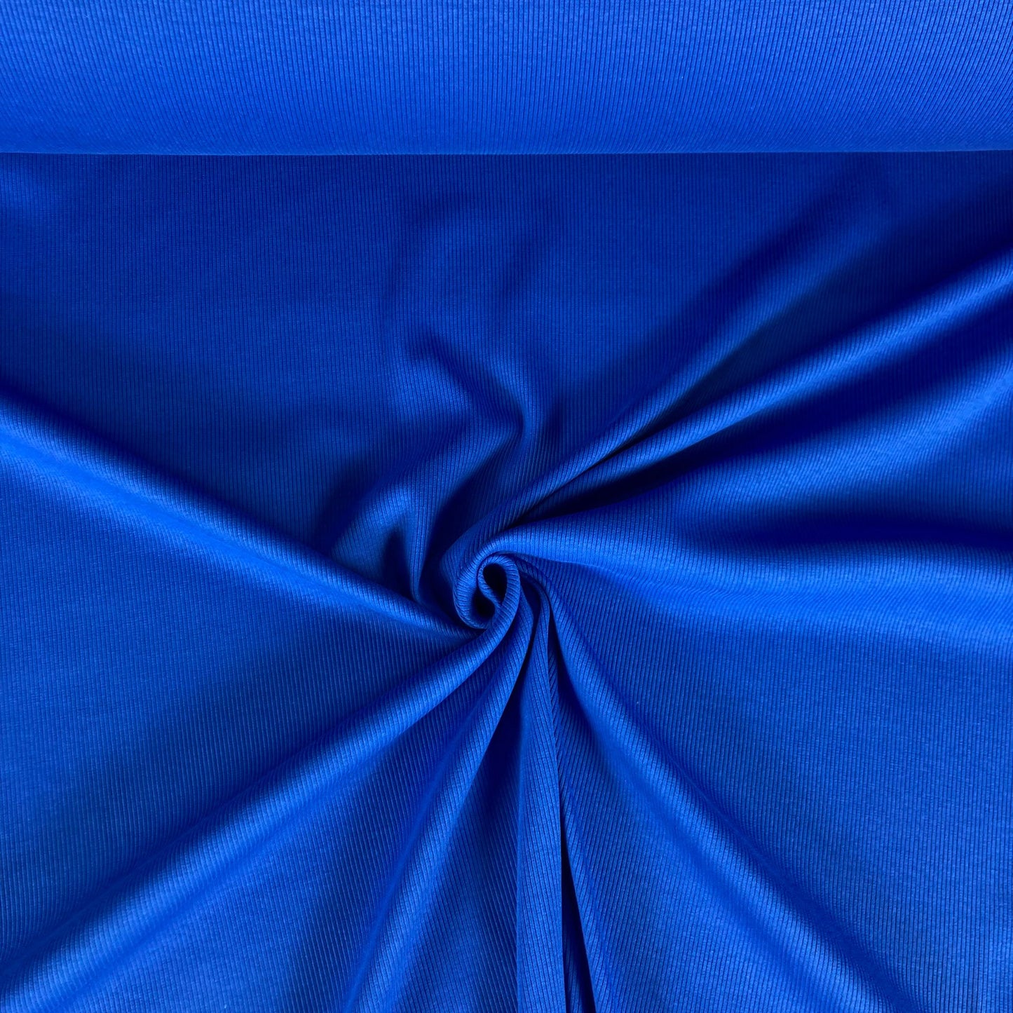 Royal blue 2x2 rib