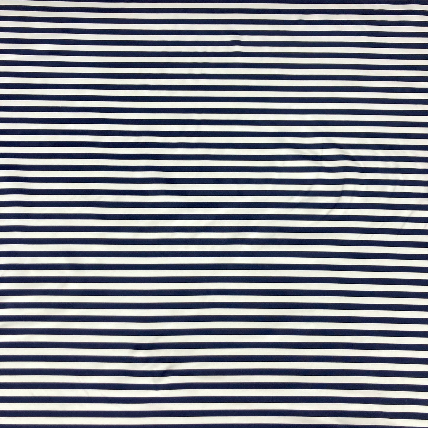 Lycra with dark blue horizontal stripes